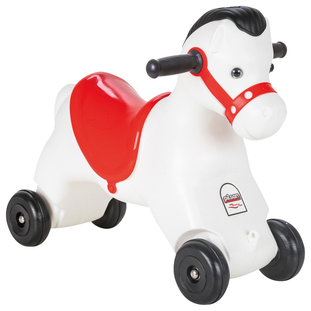 Balansoar muzical pentru copii Pilsan Horse white - imagine 2