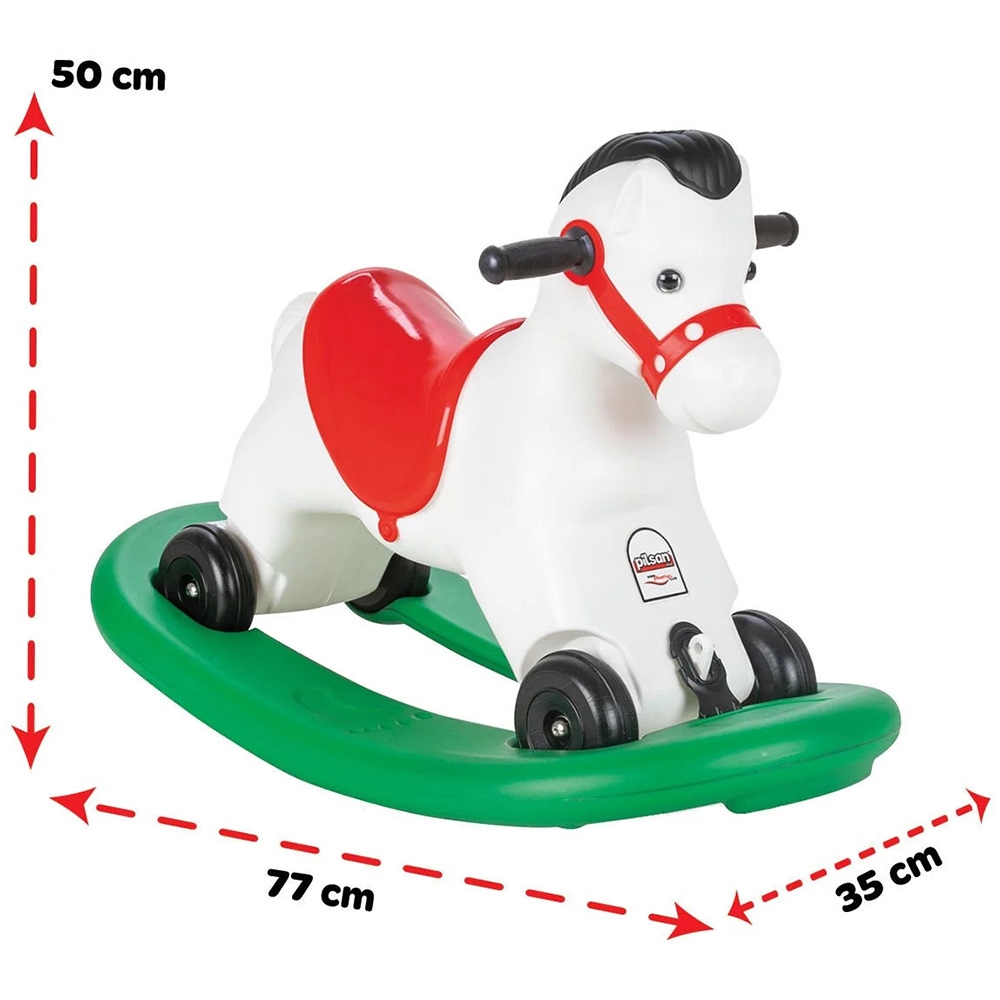 Balansoar muzical pentru copii Pilsan Horse white Balansoar muzical pentru copii Pilsan Horse white