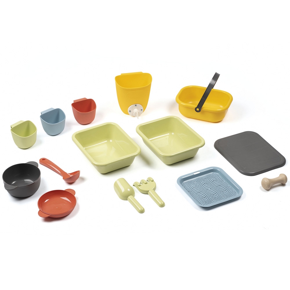 Bucatarie Smoby Mud Kitchen cu 15 accesorii - imagine 2