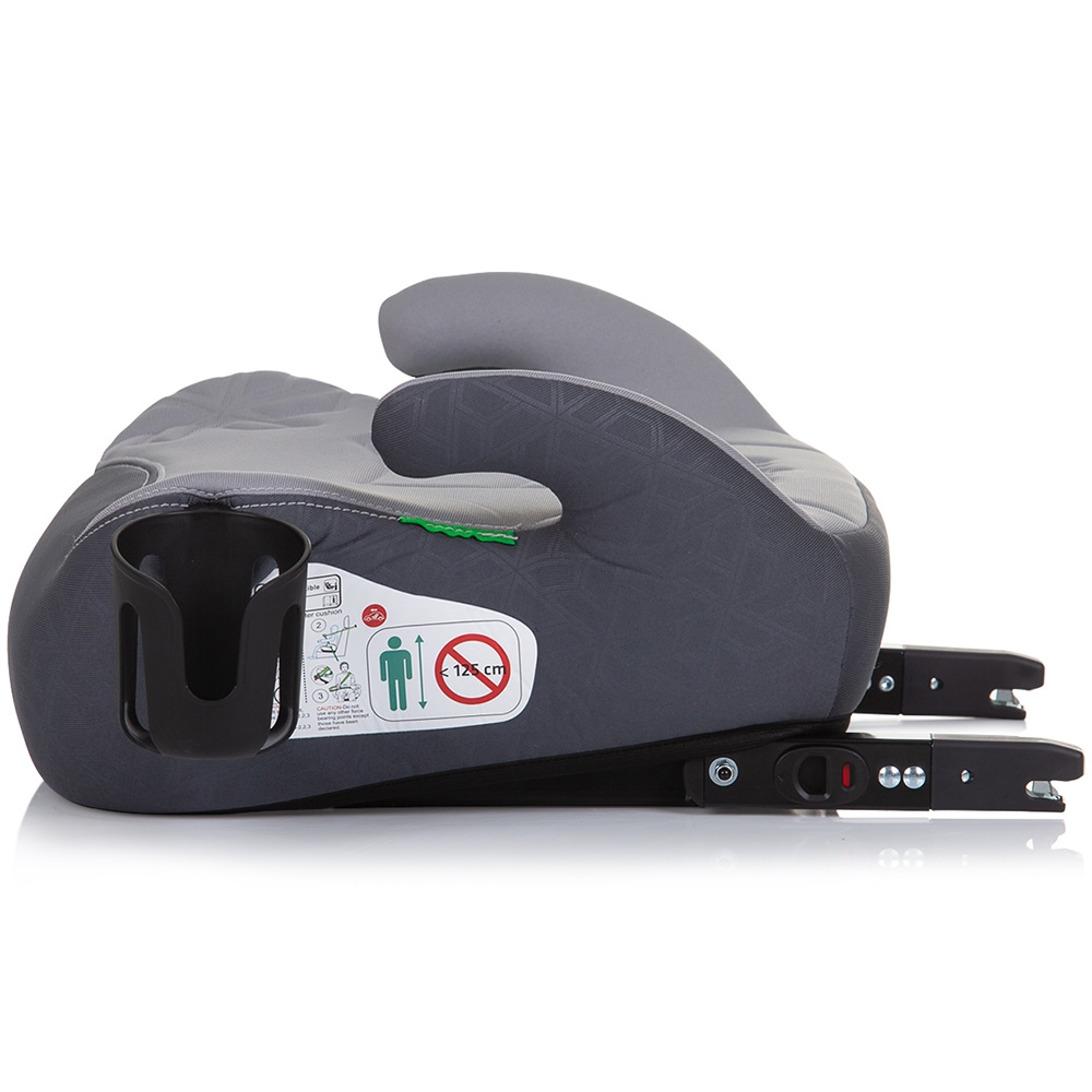 Inaltator auto Chipolino Wing I-Size 125-150 cm ash grey cu sistem Isofix - imagine 2
