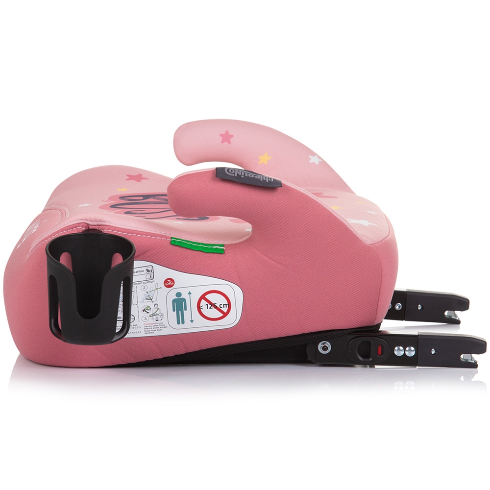 Inaltator auto Chipolino Wing I-Size 125-150 cm pink mini boss cu sistem Isofix - imagine 2