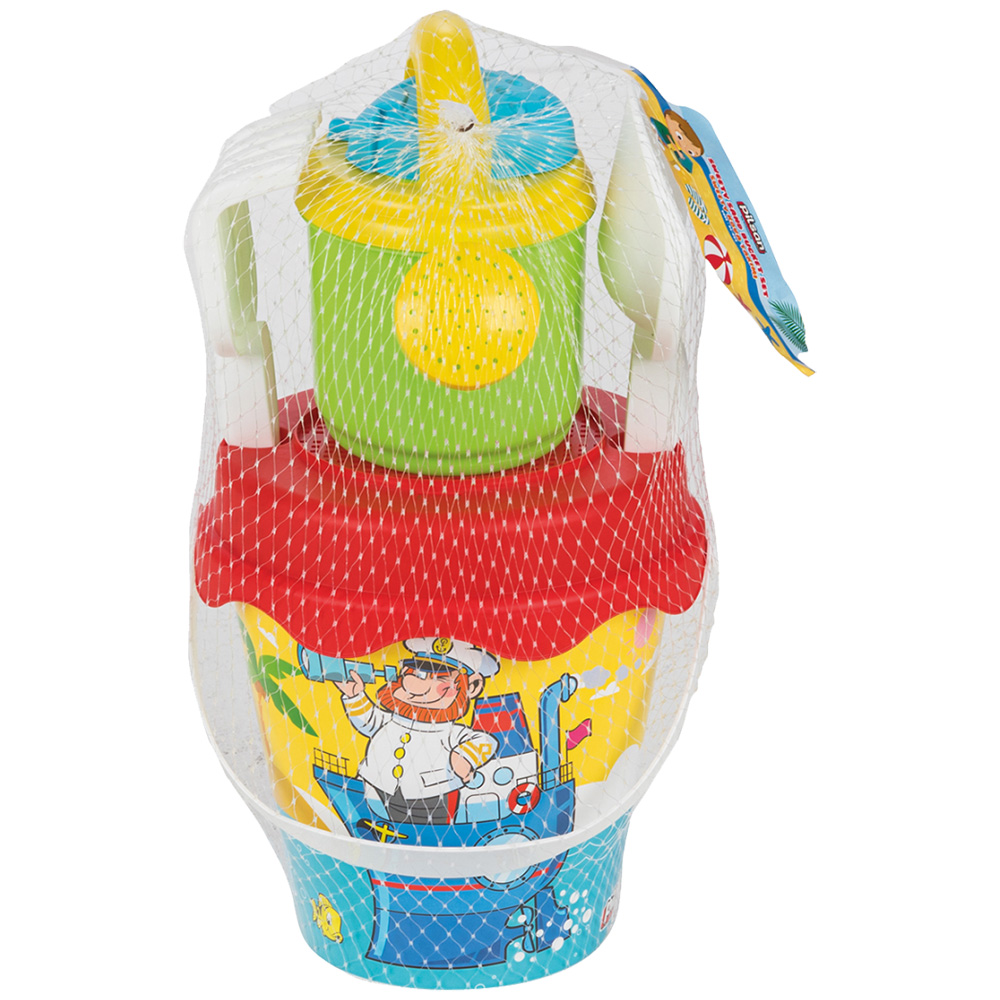 Set jucarii nisip Pilsan Sweety Bucket cu 6 piese Set jucarii nisip Pilsan Sweety Bucket cu 6 piese