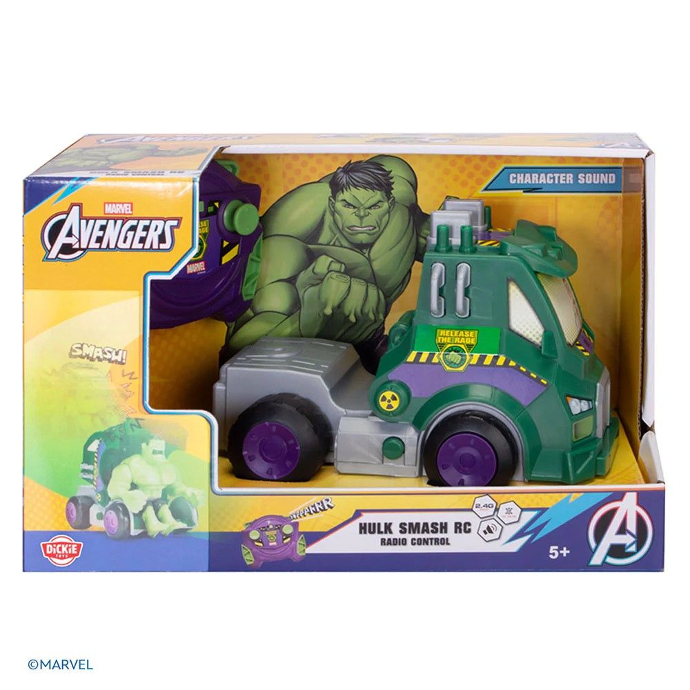DICKIE TOYS MARVEL RAZBUNATORII MASINA RC CU TELECOMANDA 2.4GHz HULK SMASH CU SUNETE SCARA 1 LA 24 DICKIE TOYS MARVEL RAZBUNATORII MASINA RC CU TELECOMANDA 2.4GHz HULK SMASH CU SUNETE SCARA 1 LA 24