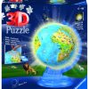 PUZZLE 3D GLOBUL PAMANTESC CU LED PUZZLE 3D GLOBUL PAMANTESC CU LED