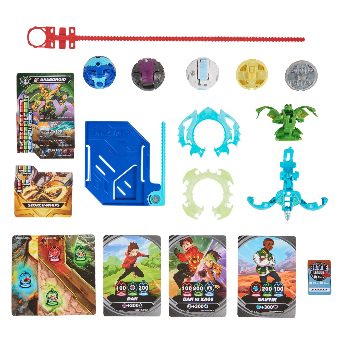 BAKUGAN SET DE LUPTA SPECIAL ATTACK VENTRI, SPECIAL ATTACK DRAGONOID TITANIUM BRUISER, TITANIUM TROX SI SMOKE - imagine 3