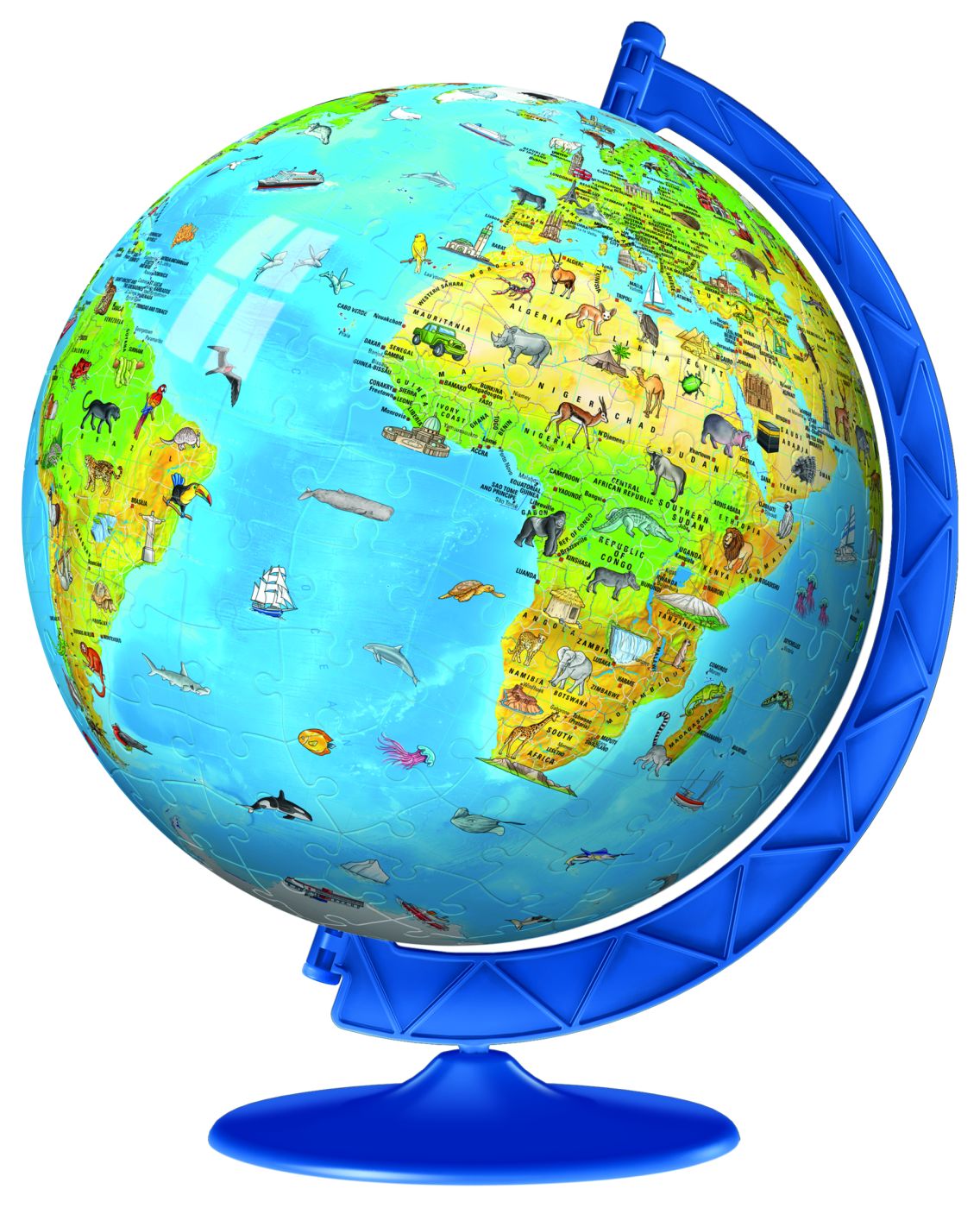 PUZZLE 3D GLOBUL PAMANTESC - imagine 2
