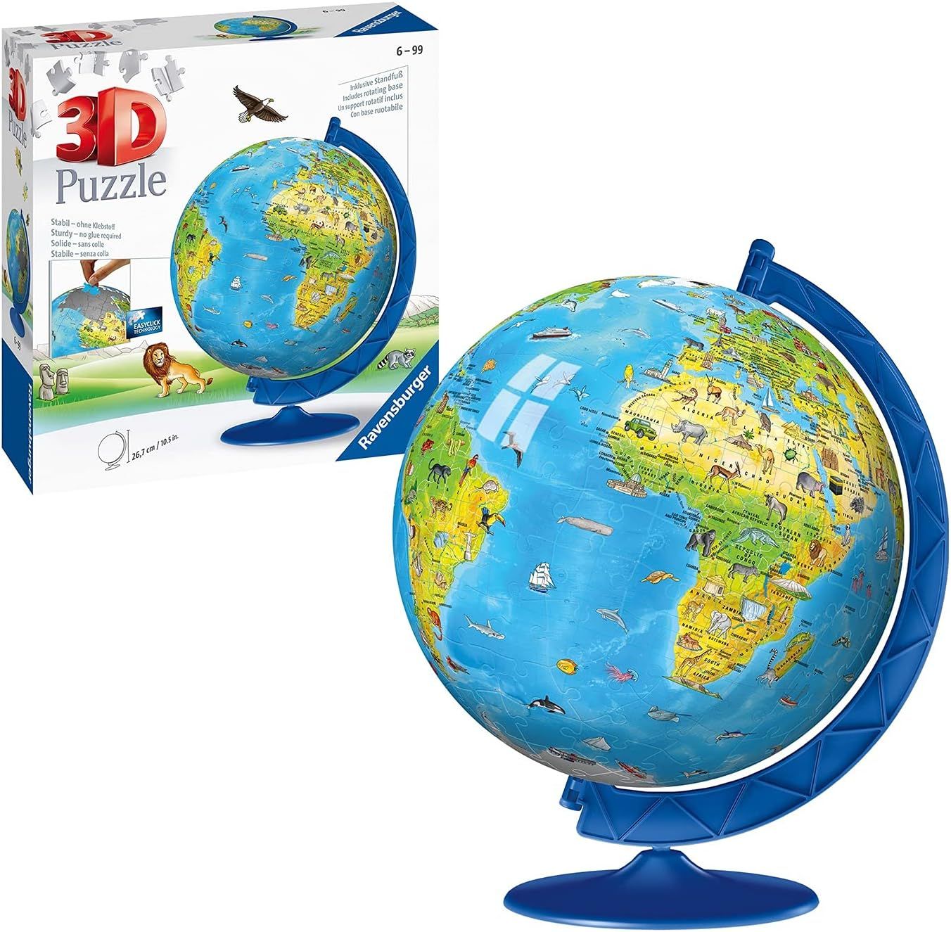 PUZZLE 3D GLOBUL PAMANTESC - imagine 7