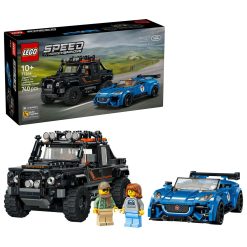 Alternative view of LEGO SPEED CHAMPIONS JAGUAR PROJECT 7 SI LAND ROVER DEFENDER 77264