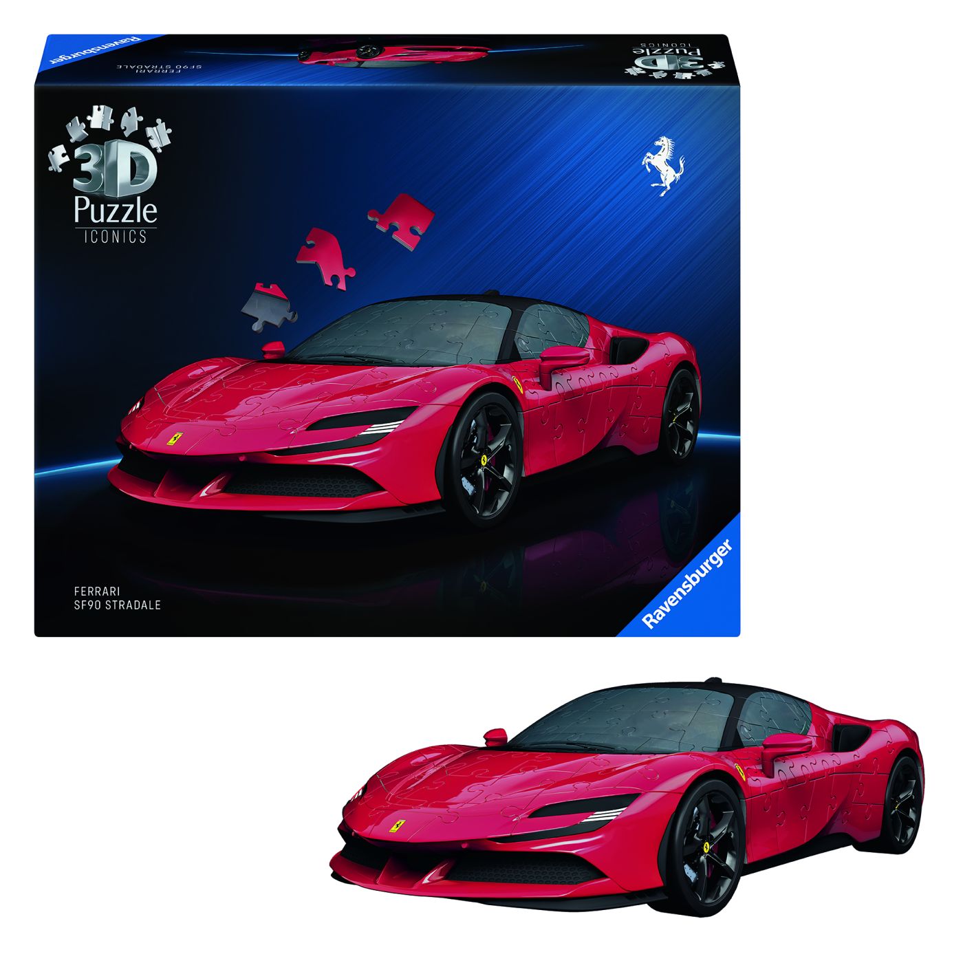 PUZZLE 3D ICONICS FERRARI SF90 STRADALE - imagine 5