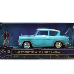 JADA HARRY POTTER SET FIGURINA HARRY POTTER SI MASINUTA METALICA FORD ANGLIA 1959 SCARA 1 LA 24 JADA HARRY POTTER SET FIGURINA HARRY POTTER SI MASINUTA METALICA FORD ANGLIA 1959 SCARA 1 LA 24