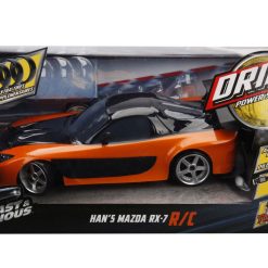 JADA FAST AND FURIOUS MASINUTA RC CU TELECOMANDA HANS MAZDA RX 7 SCARA 1 LA 10 JADA FAST AND FURIOUS MASINUTA RC CU TELECOMANDA HANS MAZDA RX 7 SCARA 1 LA 10