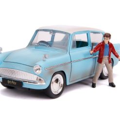 Alternative view of JADA HARRY POTTER SET FIGURINA HARRY POTTER SI MASINUTA METALICA FORD ANGLIA 1959 SCARA 1 LA 24