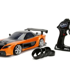 Alternative view of JADA FAST AND FURIOUS MASINUTA RC CU TELECOMANDA HANS MAZDA RX 7 SCARA 1 LA 10