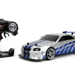 Alternative view of JADA ELITE FAST AND FURIOUS MASINUTA RC CU TELECOMANDA BRIAN NISSAN SKYLINE GTR R34 SCARA 1 LA 10