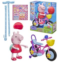 Alternative view of PEPPA PIG SET GATA DE PEDALAT PAPUSA PEPPA CU BICICLETA SI ACCESORII
