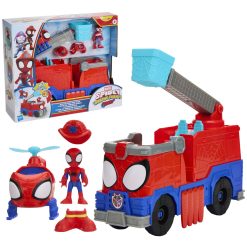 Alternative view of SPIDEY SI PRIETENII LUI UIMITORI MARVEL RESCUE WEBS SET CAMION DE POMPIERI CU FIGURINE SI ACCESORII