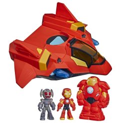 Alternative view of MARVEL IRON MAN SI PRIETENII SAI UIMITORI SET ARMURA GIGANTICA IRON JET