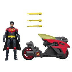 Alternative view of DC SET FIGURINA ROBIN SI MOTOCICLETA CU ACCESORII